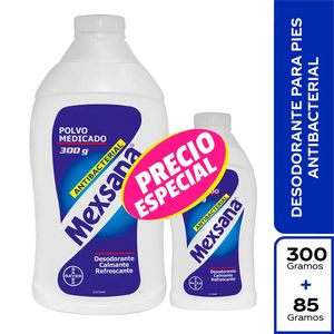 Talco Mexsana Medicado 300gr + 85gr