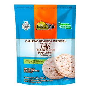 Galletas KARAVANSAY arroz integral con chia x60 g