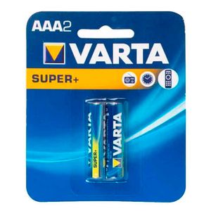 Pila VARTA carbón azul aaa x2 unds