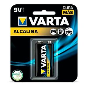 Pila VARTA alcalina 9v unidad