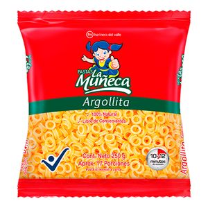 Pasta LA MUÑECA argollitas x250 g