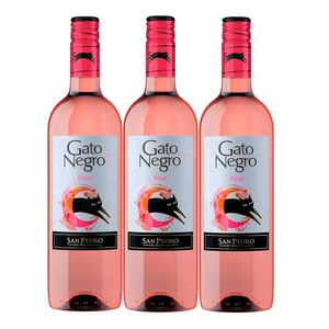 Vino GATO NEGRO rosado 2x3 x750 ml c/u
