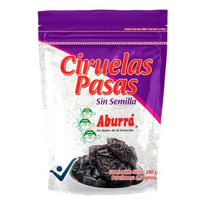 Ciruelas pasas ABURRÁ sin semilla x180 g