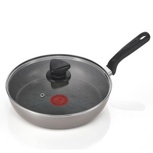 Sartén Alto IMUSA Antiadherente con tapa de vidrio 20 cm Talent