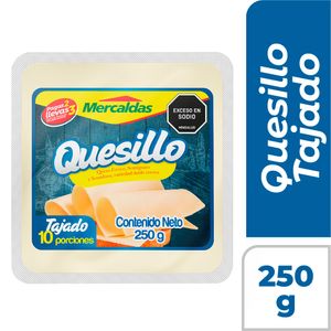 Quesillo MERCALDAS tajado x250 g 2x3