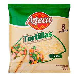 Tortilla AZTECA pesto 8 unds x250 g