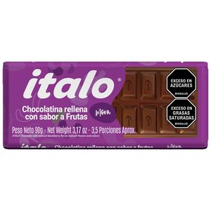 Chocolatina ITALO relllena mora grande x90 g