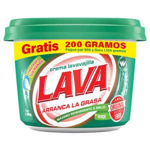 Lavaplatos LAVA verde x1100 g