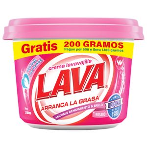 Lavaplatos LAVA rosado x1100 g