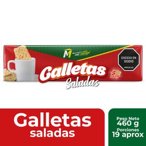 Galleta M saladas 5 tacos x460 g