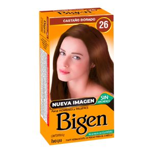 Tinte BIGEN castaño dorado N.° 26 x6 g