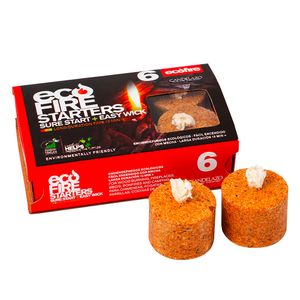 Enciende fuego ecologico ECOFIRE 6 unds x16 g