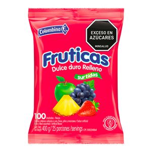 Fruticas COLOMBINA 100 unds x400 g