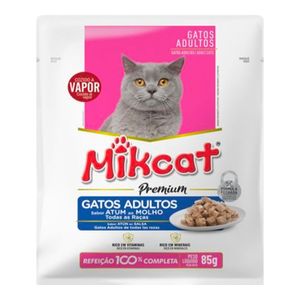 Alimento húmedo para gato MIKCAT adulto sabor a atún x85 g