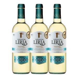 Vino CASTILLO DE LIRIA blanco x750 ml 2x3