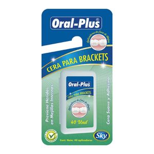 Cera para brackets ORAL PLUS x5 g