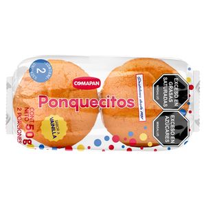 Ponquecitos COMAPAN 2 unds x50 g