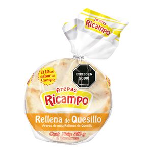 Arepa RICAMPO rellena de quesillo 4 unds x320 g
