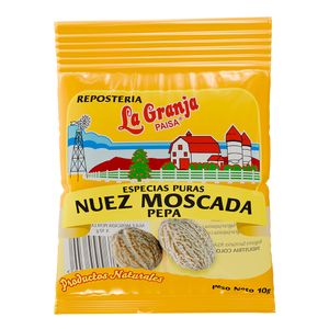 Nuez moscada LA GRANJA pepa x10 g