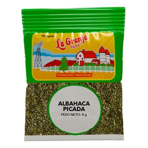 Albahaca LA GRANJA picada x8 g