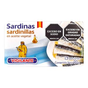 Sardina VIGILANTE aceite vegetal x65 g