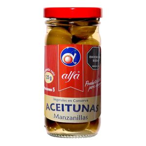 Aceitunas ALFA manzanilla x75 g