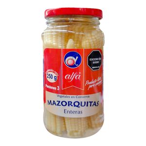 Mazorquitas ALFA enteras x150 g