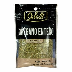Orégano SELETTI entero x20 g