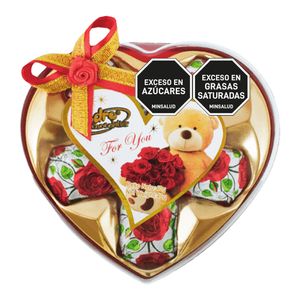 Chocolates CHÉRIR corazón rosas x40 g