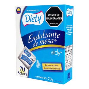 Endulzante ALDY sacarina x70 sobres