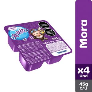 Alpinito ALPINA mora 4 uns x45 g c/u