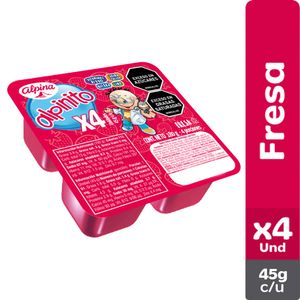 Alpinito ALPINA fresa 4 unds x45 g c/u