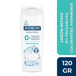 Jabón intimo INTIBON cero x120 g