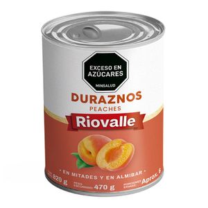 Duraznos RIOVALLE en mitades x470 g