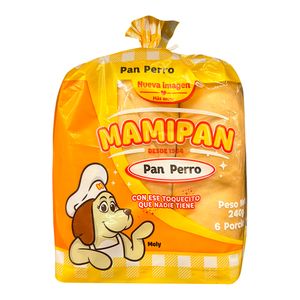 Pan perro MAMIPAN 6 unds x240 g