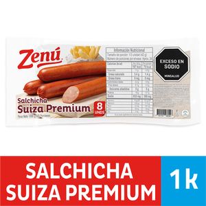 Salchicha ZENU suiza premium x1000 g