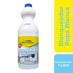 Blanqueador MERCALDAS desinfectante ropa blanca x1000 ml 2x3