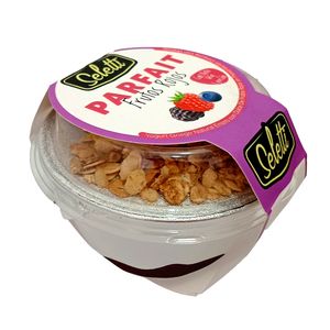 Yogurt griego SELETTI parfait frutos rojos x165 g