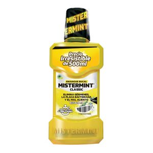 Enjuague bucal MISTERMINT classic x500 ml
