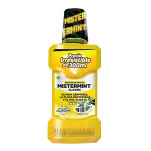 Enjuague bucal MISTERMINT classic x300 ml
