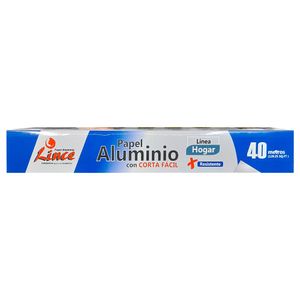 Papel aluminio LINCE x40 metros