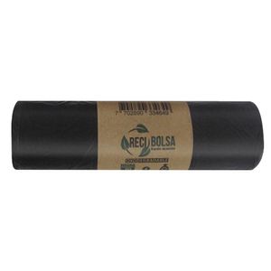 Bolsa para basura RECIBOLSA negra 65x90 cm x10 unds
