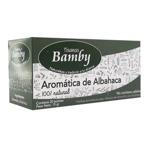 Tisana Bamby * 20 Unidades Albahaca 15 gr