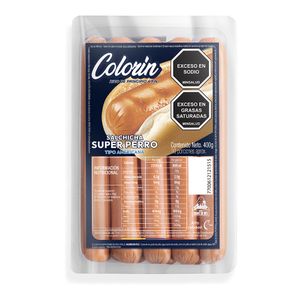 Salchicha COLORIN super perro x400 g