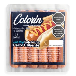 Salchicha COLORIN perro caliente x480 g