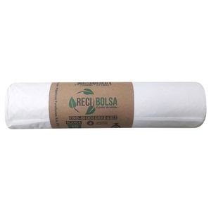 Bolsa para basura RECIBOLSA blanca 90x120 cm x10 unds