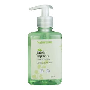 Jabón líquido NATURESSE de limón y verbena x300 ml