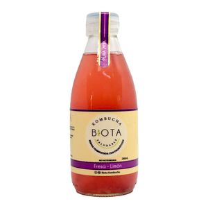 Bebida BIOTA KOMBUCHA fresa limón x280 ml