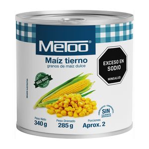 Maíz tierno METOO x285 g