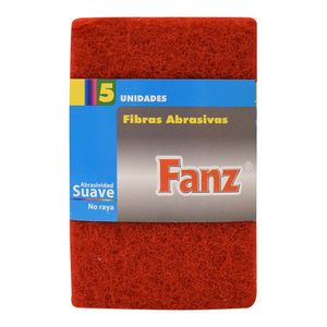 Fibra FANZ abrasiva suave x5 unds